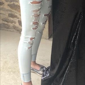 American eagle ripped jeans